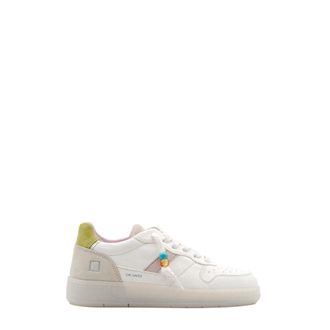 D.A.T.E. D.a.t.e., Schoenen, Dames, Wit, 37 EU, Katoen, Court 2.0 Vintage Calf