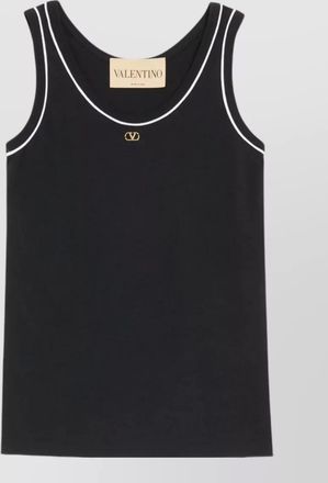 Valentino cotton jersey tank top
