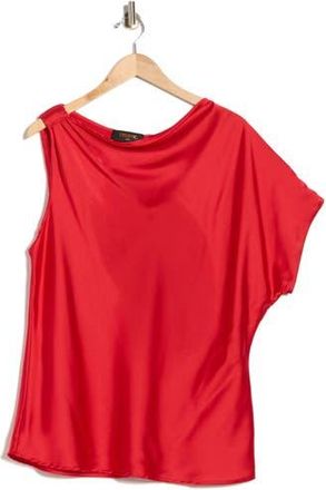 Renee C Asymmetric Satin Top in Red at Nordstrom Rack, Size 1 X