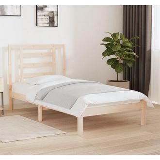 vidaXL Vidaxl - Estructura De Cama Sin Colch&oacute;n Madera Maciza De Pino 90x190 Cm