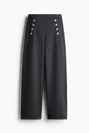 H&M Hose mit Kn&ouml;pfen - Dunkelgrau