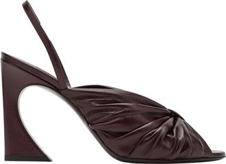 Fendi High Heel Sandals, female, Purple, Size: 8 1/2 US Flat Shoes