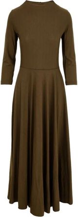 Aspesi Maxi-jurk - Dames - Maxi kleedjes - Groen - XS - Kleedjes