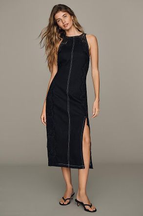Pilcro Denim Midi Dress