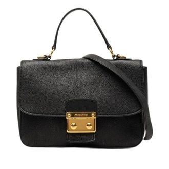 Miu Miu Pre-owned Handbags, female, Black, Size: ONE SIZE Pre-owned Satchel