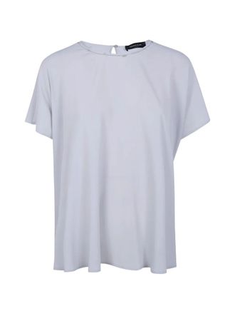 Fabiana Filippi Round Neck Short Sleeves Classic Tee Shirt
