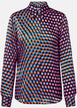 Dries Van Noten Polka-dot silk shirt