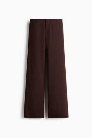 H&M Elegante Hose - Dunkelbraun