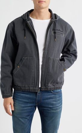 Dark Seas Broken Dreams Cotton Jacket in Black at Nordstrom, Size Xx-Large