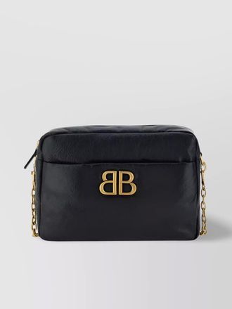Balenciaga monaco small leather shoulder bag
