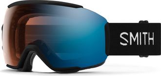 Smith Sequence ChromaPop Polarized Cylindrical Carbonic-X Over the Glasses Snow Goggles in Black /Photochromic Blue at Nordstrom