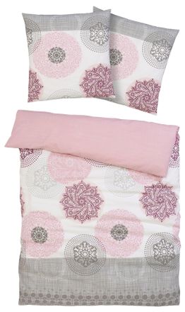 My Home Bettwäsche »Tesso in Gr. 135x200, 155x220 oder 200x200 cm« 3 Stk. tlg. Bettwäsche mit Ornamenten und in verschiedenen Qualitäten
