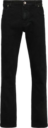 Eleventy slim-cut jeans - men - Elastane/Cotton - 38 - Black