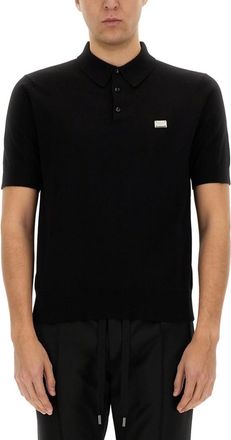 Dolce & Gabbana Black Logo Polo