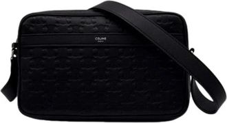 Celine Pre-owned Vintage Schoudertas - Heren - Vintage Schoudertas - Zwart - ONE Size - Leer - Vintage