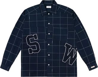 Saintwoods Camicia in flanella - Blu