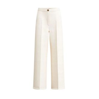 Marella Wide Trousers, female, Beige, Size: XS Wide Trousers