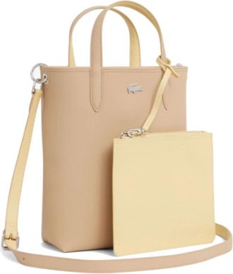 Lacoste Tote Bags, unisex, Beige, Size: ONE SIZE Anna Reversible Tote Bag