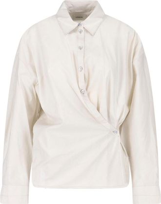 Christophe Lemaire Camicia In Cotone E Seta