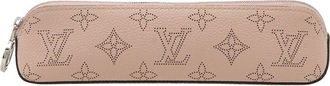 Louis Vuitton Pink Monogram Mahina Leather Pen Case Pouch (Authentic Pre- Loved)