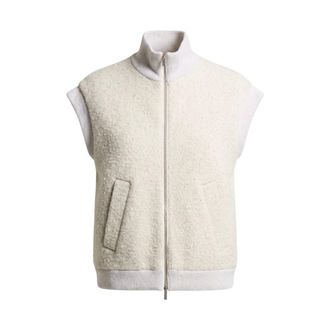 PESERICO Gilet Donna - female - Peserico - Waistcoats - White - L - Jackets