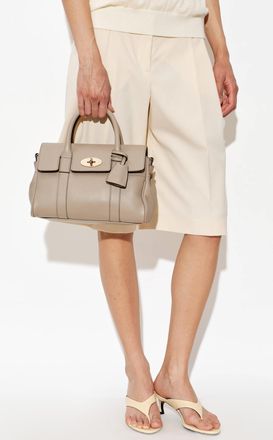 Mulberry Bayswater Satchel Bag, Womens, Grey