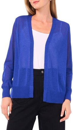 Vince Camuto Tissue Knit Cardigan in Rich Cobalt at Nordstrom Rack, Size X-Small