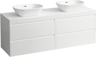 Laufen Laufen - Lani Encimera De Lavabo Blanco Mate Incl. Mueble Bajo, 1
