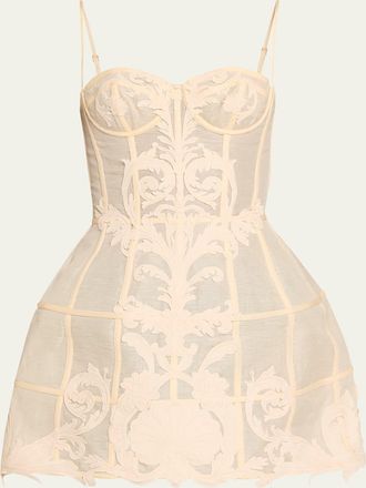 Zimmermann Rebellion Filigree Mini Dress