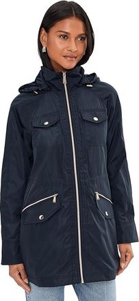 Michael Kors Anorak Rainwear M325916M67 Womens Coat Navy : MD, Polyester