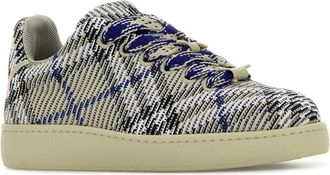 Burberry Mens Embroidered Fabric Box Sneakers Lichenipcheck