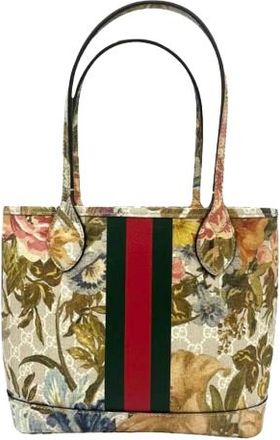 Gucci Small Floral Jacquard Tote Bag