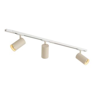 QAZQA Qazqa Sistema De Iluminaci&oacute;n De Riel Moderno Con 3 Focos Blanco
