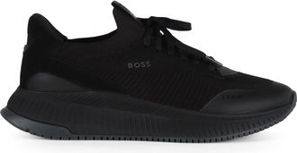 HUGO BOSS Zapatillas de Piel y Tela - Shoes - Hombre - Negro - 40 EU