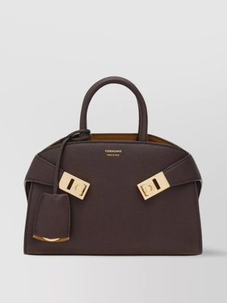 Ferragamo the hug bag mini leather tote bag