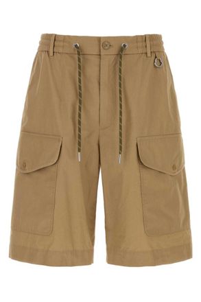 Moncler Brown Solid Shorts