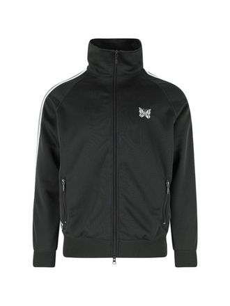 Needles Black Poly Smooth Double Zip Jacket