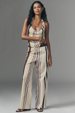 Sovere Sonali Wide-Leg Pull-On Pants