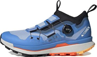adidas Terrex Agravic Pro Trail Running Shoes Blue Dawn Impact Orange HR1079