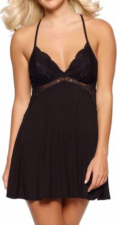 Jezebel Womens Monie Modal T Back Chemise In Black
