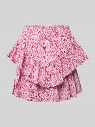 Mbym mbyM Minirock mit Volantsaum Modell Vildea in Pink, Gr&ouml;&szlig;e XL