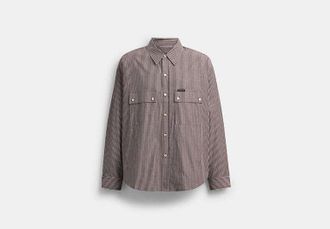Coach Long Sleeve Button Up Shirt