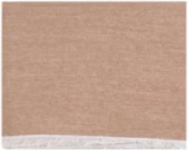 Manila Grace Logo Ombra Sjaal - Dames - Wintersjaals - Beige - ONE Size - Wol - Accessoires