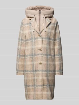 Cinque Mantel mit Kapuze Modell MIRACLE in Beige, Gr&ouml;&szlig;e 38