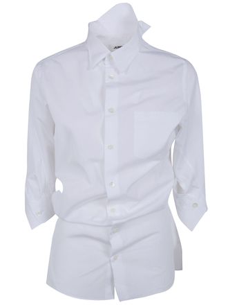 Comme Des Gar&ccedil;ons Crop Asymetrical Shirt