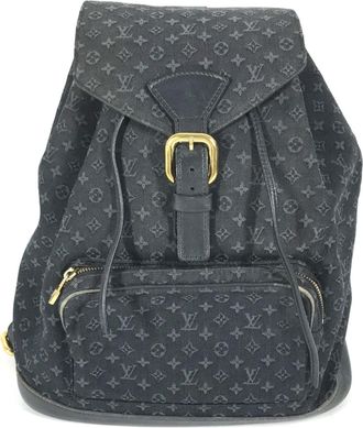 Louis Vuitton Monogram Denim Blue Tst Blue Monogram Denim Backpack (Pre-Owned)
