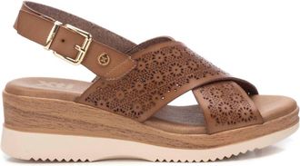 Xti Womens Wedge Sandals In Taupe