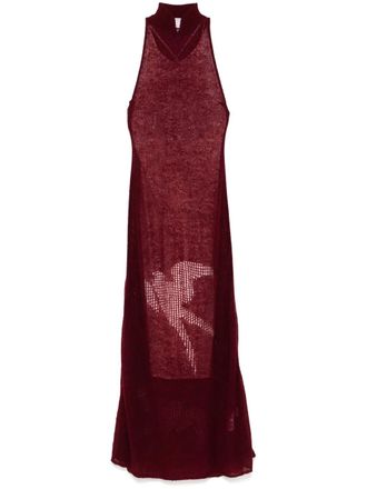 Samuel Gui Yang Gebreide jurk - Paars