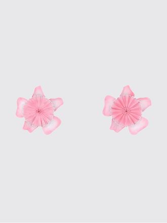 Chlo&eacute; Bloom Enamelled Brass Earrings