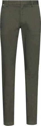 HUGO BOSS Heren, Broeken, Groen, Maat: XL Leer